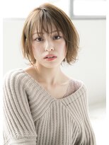 ラノバイヘアー(Lano by HAIR) 【Lano by HAIR】関亜梨佐 黒髪暗髪アッシュ小顔ショート
