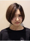 小顔ショートボブ