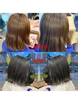 サロン マーニ(salon m ni) ブルージュブラック