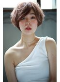 LuTa☆吉祥寺　アンニュイショート×ピンクベージュ
