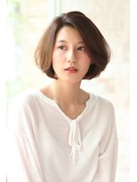 リアン(lien)&nbsp;【lien.相楽顕】毛先パーマのボブ/フォギーベージュ/イメチェン