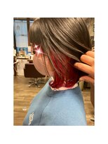 グラニーレ ヘア フィールド(granire hair field)&nbsp;インナーカラー！　レッド★