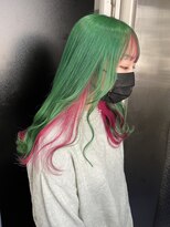 ホワイト 梅田(white)&nbsp;#個性派☆グリーン×ピンク