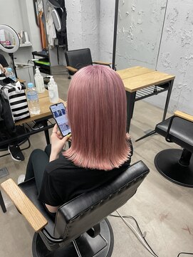 ヘアスタジオワン 藤沢店(HAIR STUDIO ONE) ピンクパープル