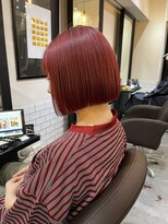サロンドミルク 溝の口店(salon de MiLK)&nbsp;20代30代40代/ボブ/ミニボブ/ワインレッド［溝の口］