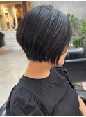 ナチュラル×コンパクトショートボブ