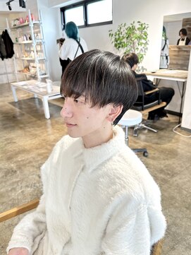 ザ オーダー(THE ORDER) サラッと艶髪マッシュヘア重めマッシュメンズヘア