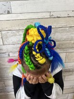 ビューティーサロンワタナベ 本店 だんじり祭コーンロウデザイン