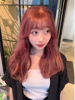 ラヴィズム(LUVISM)&nbsp;ピンクベージュダブルカラーブリーチ新潟万代