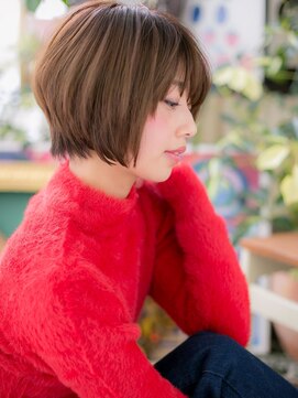 カバーヘア ブリス 戸田公園西口店(COVER HAIR bliss) 大人かわいい抜け感マッシュショートボブh2戸田公園20代30代40代