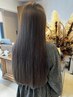 前髪部分縮毛＋カット＋髪質改善トリト＋炭酸保湿スパ22000→14900/髪質改善