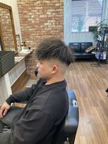 ライズヘアー(RISE HAIR)&nbsp;スキンフェード＋ツイストパーマ