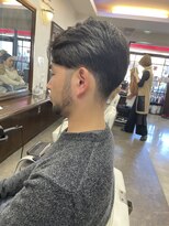 ムーブ(Moob)&nbsp;メンズカットスッキリツーブロック刈り上げスタイル【別府】