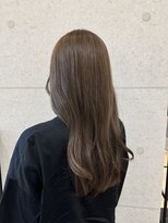アッシュ系透明感カラー