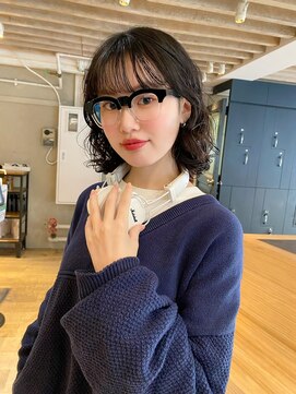 ホロ(hollo) ボブパーマウェーブミディアム