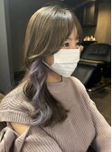 イヤリングカラー/purple