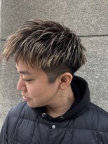 サル(saru)&nbsp;#メンズベリーショート × #メンズハイライト