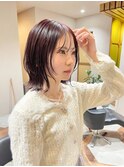 ひし形スカーレットミディアムボブ10代20代30代40代