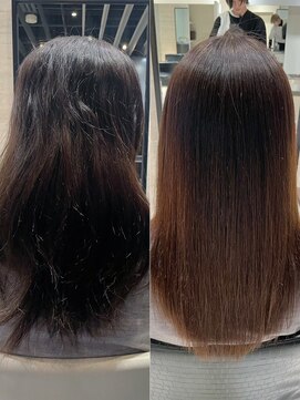 クィーンズガーデンバイケーツーギンザ(QUEEN’S GARDEN by K two GINZA) 美髪縮毛矯正*髪質改善トリートメント*ロングレイヤーカット