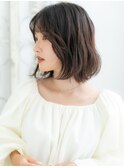 武蔵小杉/髪質改善/くすみベージュ☆レイヤーパーマボブc