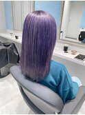 色落ちホワイトラベンダーカラー
