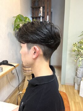 ランプヘアーデザイン(LAMP HAIR DESIGN) 【大森 智博】メンズパーマ/センターパート/マッシュスタイル