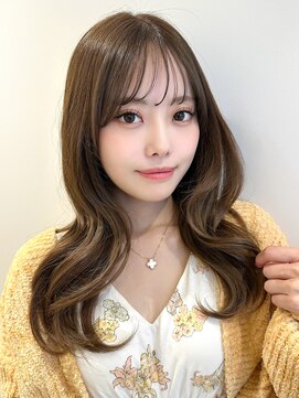 ユーフォリア 銀座本店(Euphoria) 山村/小顔韓国ヘア/ベージュカラー/ストカール/縮毛矯正銀座