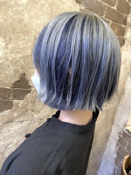 マギーヘア(magiy hair) magiyhair/下北沢/yumoto/個性派デザインインナーカラーボブ