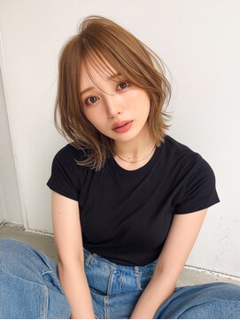 ライリー(riley) rileyワンカール外はねレイヤーロブ