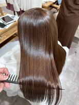 メルク ユニ(merc.uni)&nbsp;縮毛矯正/髪質改善/ストレートロング/艶髪/つや感/フェミニン