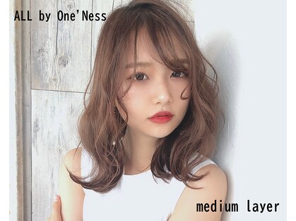オールバイワンネス(ALL by One'Ness)の写真