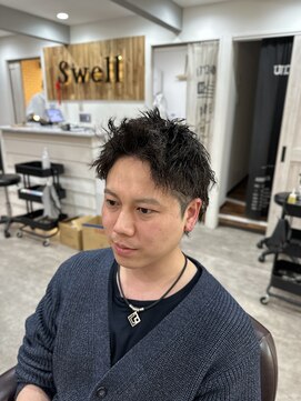 スウェル 船橋店(Swell) #MEN’S HAIR#サーフカール#刈り上げセンターパート#船橋