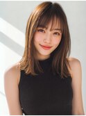 髪質改善ストレート オリーブベージュ 20代 30代　暗髪