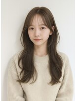 ゲイン(Gain)&nbsp;大人上品ロングレイヤー×透け感シースルーバング