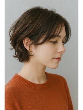 ショート×ニュアンスパーマ