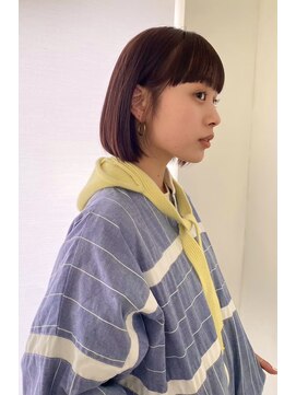 シータ(sheta) 【表参道sheta/riria】ラベンダーブラウンボブ