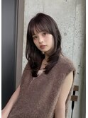 韓国/小顔/黒髪/ココアベージュ/横浜/レイヤーカット
