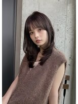 ヌイ 横浜(nui) 韓国/小顔/黒髪/ココアベージュ/横浜/レイヤーカット