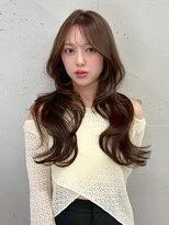 シーク 天神(SEEK)&nbsp;松尾菫菜/レイヤーカット/ハイレイヤー/ベージュカラー/韓国ヘア