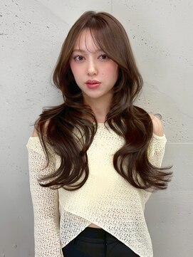 シーク 天神(SEEK) 松尾菫菜/レイヤーカット/ハイレイヤー/ベージュカラー/韓国ヘア