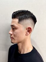 フジヤマバーバーショップ エビス(FUJIYAMA BARBER SHOP ebisu)&nbsp;サイドパート　フェード【ebisu】