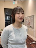 ヘイリーボブ×赤みなしカラー