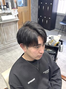 フォンド 津田沼(fond.) MEN’S HAIR/サーフカール/刈り上げセンターパート/津田沼