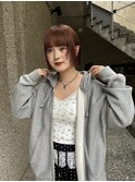 ◎切りっぱなしボブストレートボブタッセルボブミニボブ