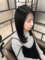 トッカ 天王寺店(tocca) 【INOUE】シースルーバング 暗髪