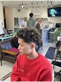 メンズ【スパイキーアフロ】