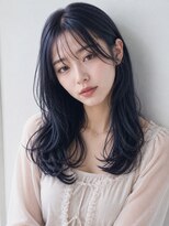 ミリール (Mireel) 透明感ダークブルーロング