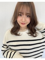 グレースバイハピネス(grace by happiness) 韓国風レイヤーカット×顔周りカット7.15ミルクブラウン