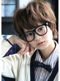 田中美保さん風プレッピーショート