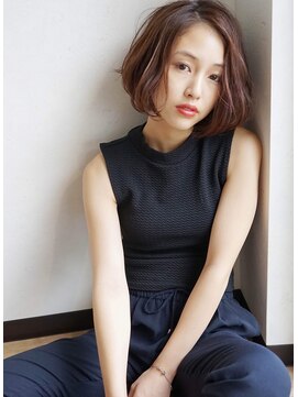 セラ ヘアデザイン(SELAh) 大人かわいいヘルシーでリラックス感ある黒髪タンバルモリ